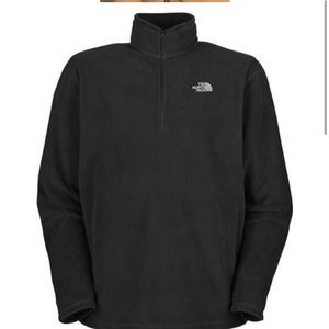 The North Face Men’s Black Fleece 1/4 Zip Mock Neck Pullover Size XL